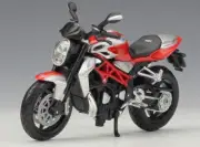 ZD Bburago 1:18 Red Brutale 1090 RR Sports Model Diecast Metal Motorcycle BN