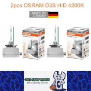 2 x OSRAM D3S HID Xenon Globes 4200K Headlight Original Osram D3S HID Bulbs