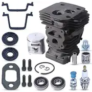 44mm Cylinder Piston Kit For Husqvarna 445 445e 450 450 Rancher Chainsaw Wheeler