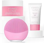 [FOREO] LUNA Mini 3 Set Face Cleansing Brush & Massager + Ultra-Nourishing Cleansing Balm, 15 ml + Micro-Foam Cleanser 2.0, 20 ml - Face Care
