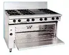 GOLDSTEIN RANGES - GAS 8 BURNER - 1010MM HIGH SPEED PURE CONVECTION OVEN PFC-...