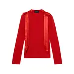 [Simone Rocha] Simone Rocha Ribbon-bow Long-sleeve T-shirt XS RED