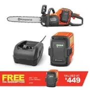 HUSQVARNA 40V MAX SERIES™ Power Axe 350i 45cm (18") 1 x 7.5Ah Chainsaw Kit 970601206