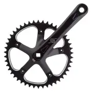 Origin8 Track Crankset 170mm Black 46T x 1/8" JIS Single Speed Fixed Gear Bike