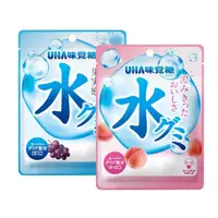 在飛比找momo購物網優惠-【UHA 味覺糖】水滴軟糖40g*2入(葡萄/水蜜桃)