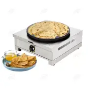 Commercial Pancake Crepe Maker Non Stick Electric / Gas Crepe Baking Pan Griddle