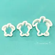Sea Turtle Polymer Clay Cutter Set (style 1)