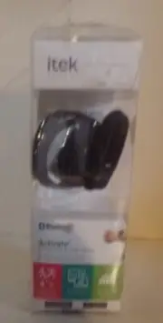 iTEK FT-8/2767 activate fitness and activity Tracker Bluetooth Smart black