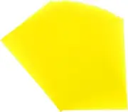 uxcell Colored Vellum Paper, 40 Sheet Lemon Yellow Transparency 8.3" x 5.9" Printable Vellum Paper, Translucent Vellum Sheets for Printing Wedding Invitations Ink Jet Laser Printer