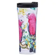 Ashdene Australian Birds 500ml Insulated Travel Mug Drink Water Tumbler Galahs