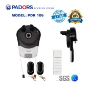 Garage Roller Door Opener PDR 106, With 2 Remote and New Wall Switch