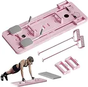 Multifunctional Fitness Board 4 in 1 Foldable Workout Board Free Counting Adjustable Handle High Strength Anti Slip Portable Fitness Board for Arm,Chest,Shoulder