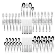 Mikasa Satin Loft 18/10 Stainless Steel 65pc. Flatware Set (Service for Twelve)