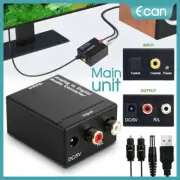 Audio to Analog Converter Adapter 3.5mm Digital Optical Coaxial Toslink DAC RCA