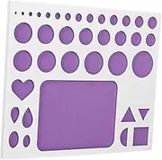 Paper Quilling Tools Kit Portable Quilling Board Curling Tool for Beginners Creative Shapes Unique Designs Durable Material for Paper Crafting Purple