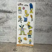 2008 Hallmark Stickeroni The Simpsons Stickers Homer Bart Krusty Marge 2 SHEETS