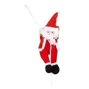 Santa Climbing On Rope Indoor Outdoor Christmas Tree Garden Decorations