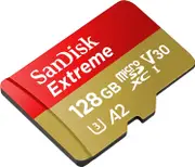 SANDISK SDSQXA1-128G-GN6MN MicroXD Extreme A2 V30 UHS-I/U3 160R/90W NO SD ADAPTER