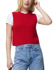French Connection Mozart Crewneck Vest