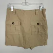 J Jill Tan Linen Blend NWT Skort Small Petite