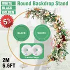 Round Balloon Arch Stand Gold Circle Wedding Arch Frame Photo Backdrop Support