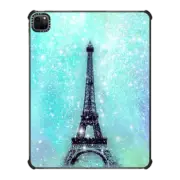 iPad Pro 12.9-inch (5th/6th gen) iPad Impact Case Dreamy Turquoise Eiffel Tower