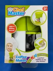 Chef Master - Kids Coffee Maker - Lights & Boiling Sound - Artway - NEW