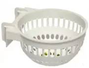 Bird Nest Lot of 3 Plastic Hang Hook Pans Cage Aviary Parakeet Canary Lovebird