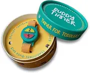 BuddyTimer - Toddler Timer with 2 & 5 Minute Preset Timers, Visual Timer Status, Waterproof & Portable, Teal, Orange, Yellow, Red