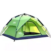 3 Person Instant Pop-Up Automatic Dome Tent with Floor Tarp Quick Setup New