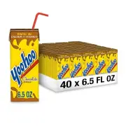 (40 Pack) Yoo-hoo Chocolate Drink with Rich Calcium & Vitamin D, 6.5 Fl Oz