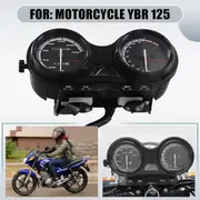 Motorcycle Digital Gauge Instrument Digital Display Speedometer for Ybr 125 Black
