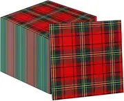red christmas Plaid napkins