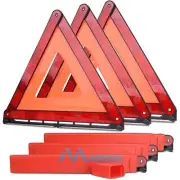 3PC Emergency Reflective Warning Triangle Kit For Car Safety Security Truck Road