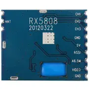 5.8G FPV Mini Wireless Audio Video Receiver Module RX5808 For FPV System RC Helicopter RC Parts black