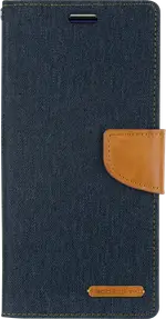Goospery Canvas Diary For Galaxy Note 20 - Navy