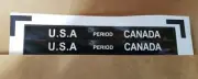 Super Chexx & Pro Dome Bubble Hockey - USA vs CANADA (Home / Away) DECAL SET