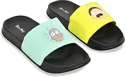 [RICK AND MORTY] Mens Slides - Officially licensed Slides - Rick Sanchez and Morty Smith