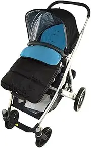 Footmuff/Cosy Toes Compatible with Phil & Teds Verve Pushchair Ocean Blue