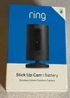 Ring Stick Up Cam Battery Wireless Outdoor/Indoor Camera Black New 840268985332