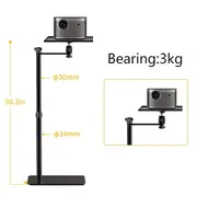 Adjustable Projector Support Stand Metal Holder Multi-angle 360° Rotating Projector Bracket for Film Video Projector B Type Kit