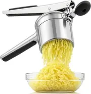 LunaCozy Large Potato Ricer, Heavy Duty Stainless Steel Potato Ricer and Masher, Press and Mash Kitchen Gadget for Potatoes and Vegetables