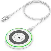 Samsung Wireless Charger Fast Charging Pad Phone Charger Android Charging Station for Samsung Galaxy S24 Ultra S24+ S24 S23 S22 S21 S20 S10,iPhone 16 Pro Max Plus 15 14 13 12,Google Pixel 9 Pro XL 8