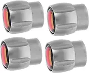 4pcs Valve Cap Caps Tire Tire Valve Cars Car Decoration Silver Aluminum Alloy