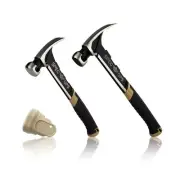 Spec Ops Tools Hammer Set, 20 oz Nailing Hammer and 22 oz Framing Hammer with...