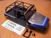 For Axial SCX10 III Jeep CJ-7 AXI03008 Gray Blue Body Lights Roll Cage Interior