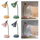 Kids Lamp,Creative Rechargeable Flower Desk Lamp LED Lamp Dimmable Bedside Lamp