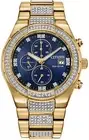 Citizen Mens Chronograph Eco-Drive Crystal Gold-Tone StainlessSteel Bracelet