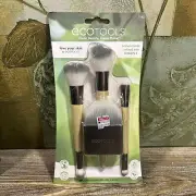 EcoTools Love Your Skin Makeup Brush Kit, with Flat Applicator, Eye Soother/1pc.