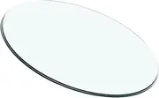 GRIRIW Glass Table Top Circle Coffee Table Tray Decorations Glass for Table Top Tablescape Decor Circular Coffee Table Lawn Decorations Furniture Table Top Thick Tempered Glass